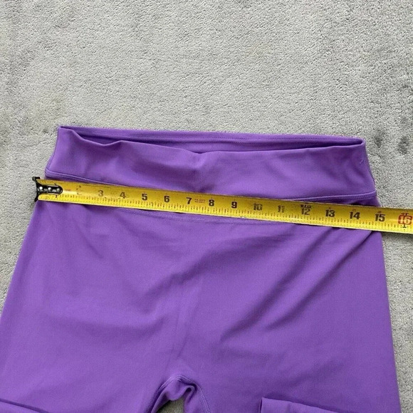Alphalete Leggings Womens XL Purple Scrunch Athleisure Workout Gym Active 24” - Picture 7 of 10